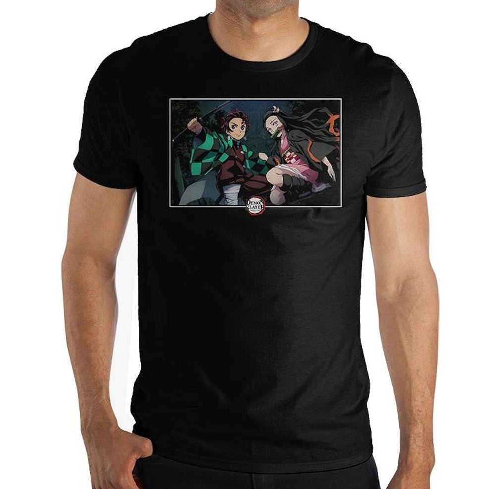 DEMON SLAYER 鬼滅の刃 - 炭治郎&禰豆子 / Tシャツ / メンズ - PGS
